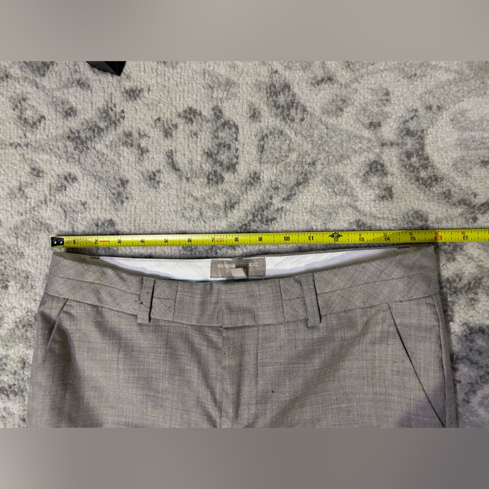 Women’s low waisted Grey Wide Leg Pants size 4 Banana Republic - Picture 7 of 10